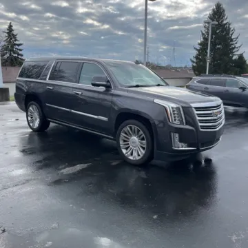 Gray 2018 Cadillac Escalade ESV Platinum Edition for sale in Indianapolis, IN