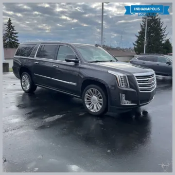 Gray 2018 Cadillac Escalade ESV Platinum Edition for sale in Indianapolis, IN