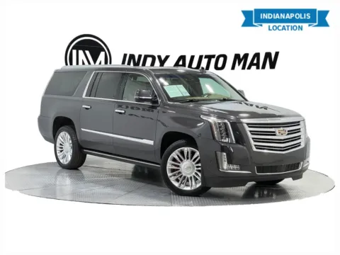 Gray 2018 Cadillac Escalade ESV Platinum Edition for sale in Indianapolis, IN