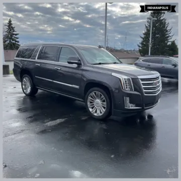 Gray 2018 Cadillac Escalade ESV Platinum Edition for sale in Indianapolis, IN
