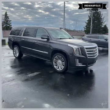 Gray 2018 Cadillac Escalade ESV Platinum Edition for sale in Indianapolis, IN