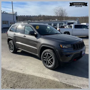 Gray 2021 Jeep Grand Cherokee Trailhawk for sale in Indianapolis, IN