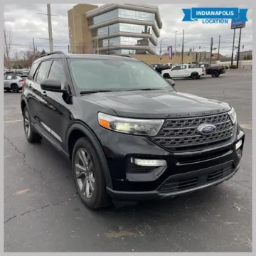 Black 2021 Ford Explorer XLT for sale in Indianapolis, IN
