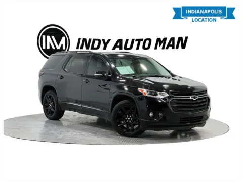 Black 2018 Chevrolet Traverse Premier for sale in Indianapolis, IN