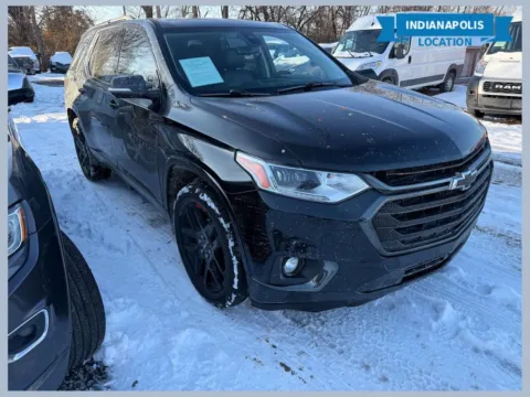 Black 2018 Chevrolet Traverse Premier for sale in Indianapolis, IN