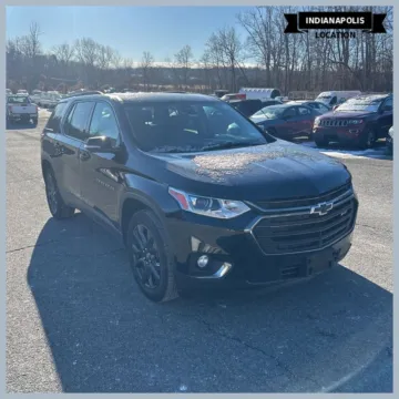 Black 2020 Chevrolet Traverse RS for sale in Indianapolis, IN