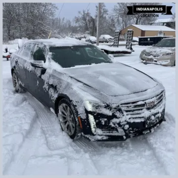 Black 2017 Cadillac CTS 3.6L Luxury for sale in Indianapolis, IN