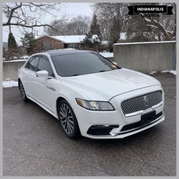 White 2017 Lincoln Continental Select Luxury Appearance w/DSS for sale in Indianapolis, IN