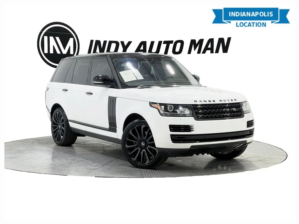 White 2017 Land Rover Range Rover 3.0L V6 Supercharged HSE for sale in Indianapolis, IN