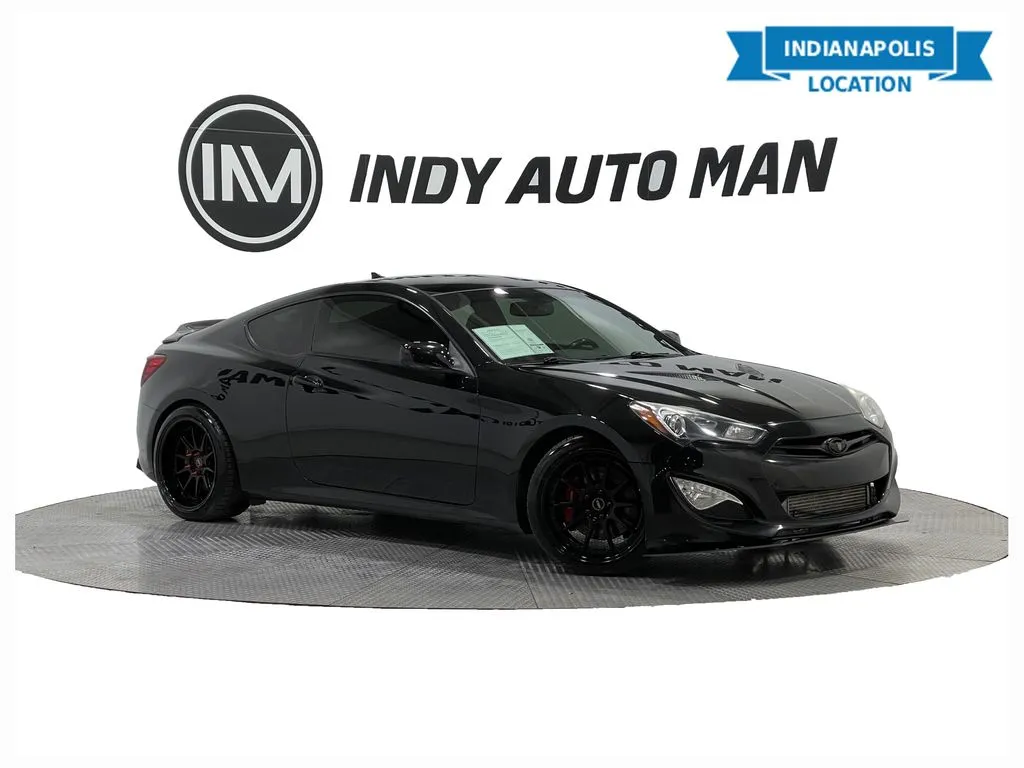 Black 2014 Hyundai Genesis Coupe 2.0T R-Spec for sale in Indianapolis, IN