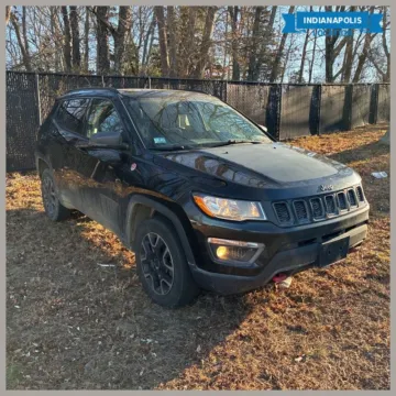 Black 2018 Jeep Compass Trailhawk for sale in Indianapolis, IN