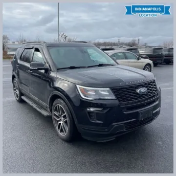 Black 2019 Ford Explorer Sport for sale in Indianapolis, IN