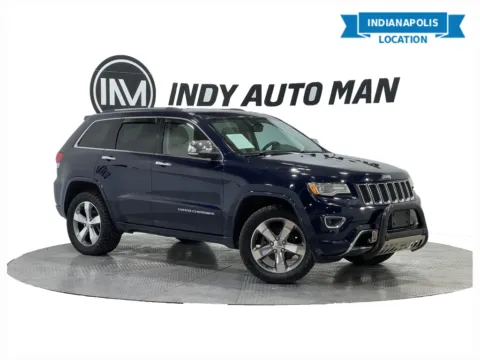 Blue 2015 Jeep Grand Cherokee Overland for sale in Indianapolis, IN
