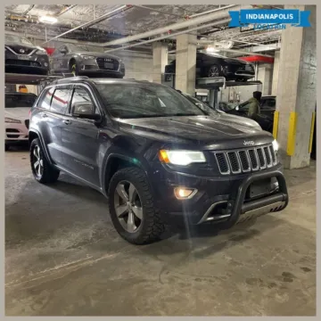Blue 2015 Jeep Grand Cherokee Overland for sale in Indianapolis, IN