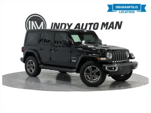 Black 2023 Jeep Wrangler Sahara for sale in Indianapolis, IN