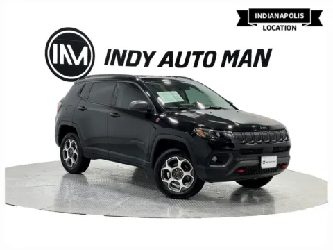 Black 2022 Jeep Compass Trailhawk for sale in Indianapolis, IN