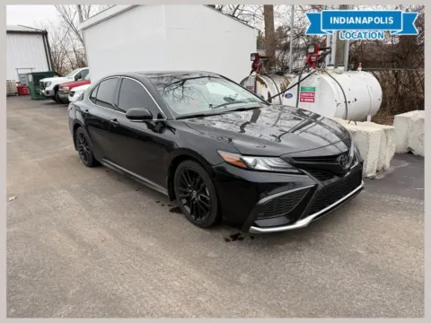 Black 2021 Toyota Camry XSE for sale in Indianapolis, IN