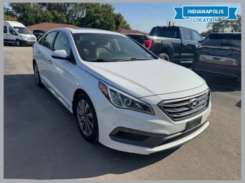 White 2017 Hyundai Sonata Sport for sale in Indianapolis, IN