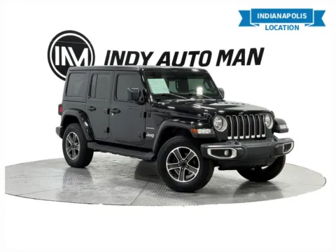 Black 2023 Jeep Wrangler Sahara for sale in Indianapolis, IN