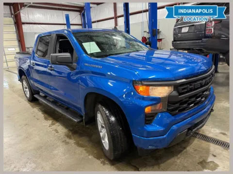 Blue 2022 Chevrolet Silverado 1500 Custom for sale in Indianapolis, IN