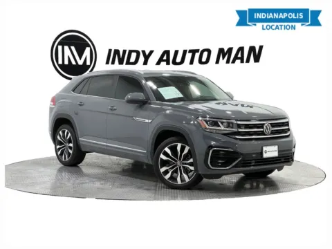 Gray 2021 Volkswagen Atlas Cross Sport 3.6L V6 SE w/Technology R-Line for sale in Indianapolis, IN