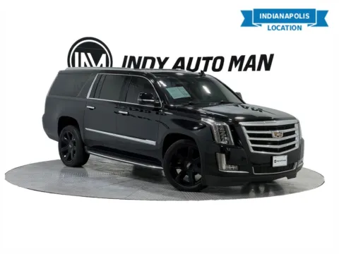 Black 2018 Cadillac Escalade ESV Luxury for sale in Indianapolis, IN