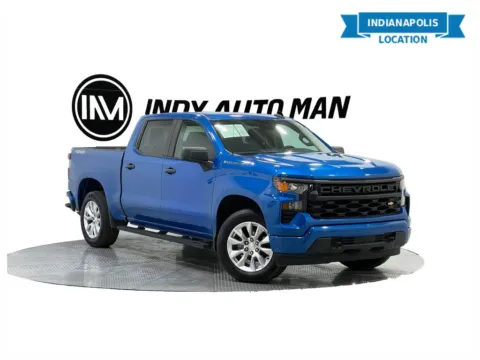 Blue 2022 Chevrolet Silverado 1500 Custom for sale in Indianapolis, IN