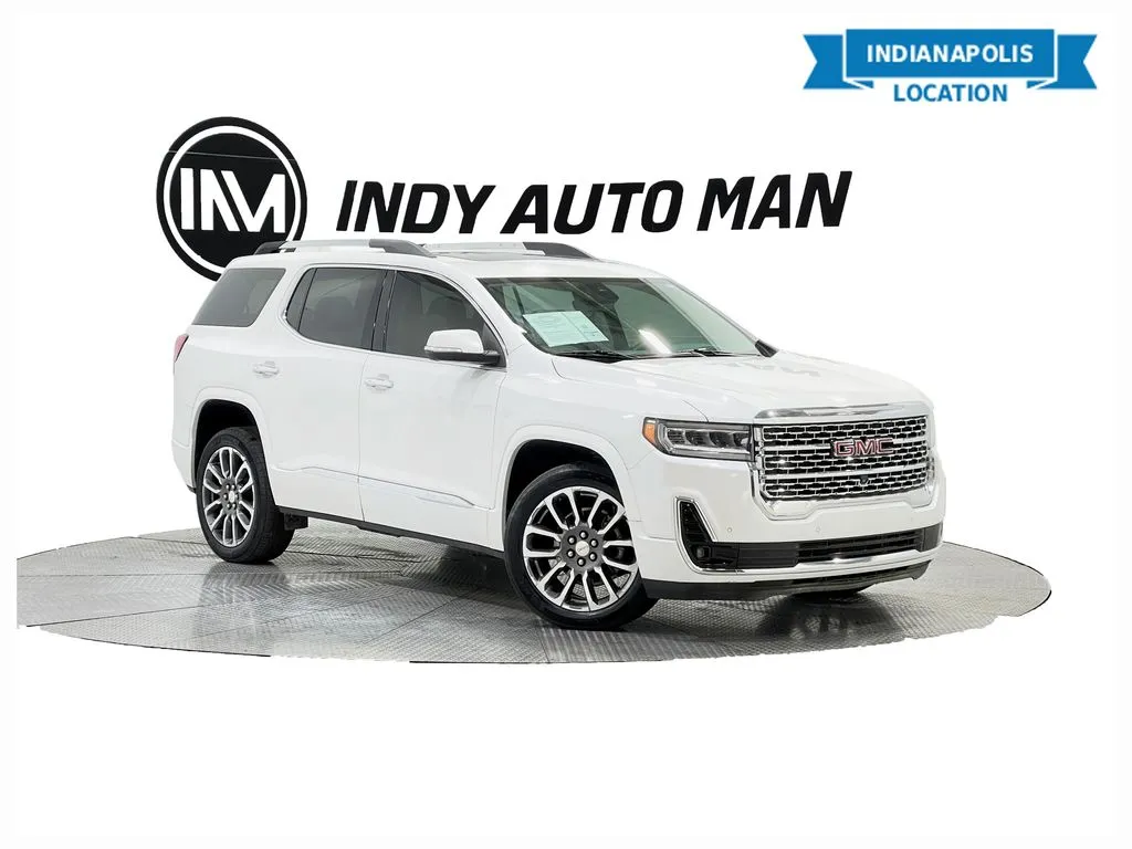 White 2021 GMC Acadia Denali for sale in Indianapolis, IN
