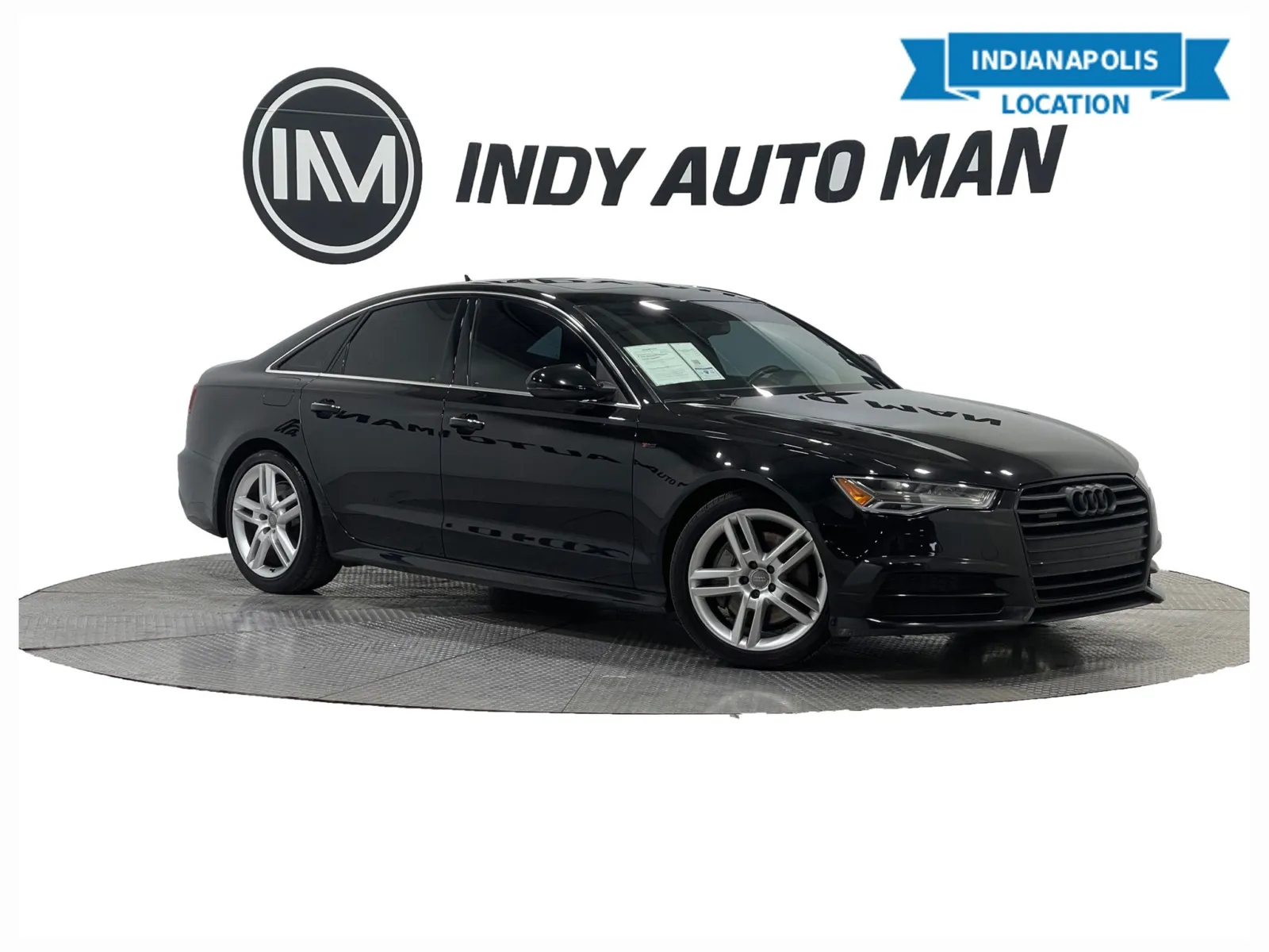 Black 2017 Audi A6 2.0T Premium quattro for sale in Indianapolis, IN