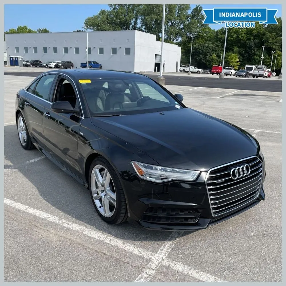 Black 2017 Audi A6 2.0T Premium quattro for sale in Indianapolis, IN