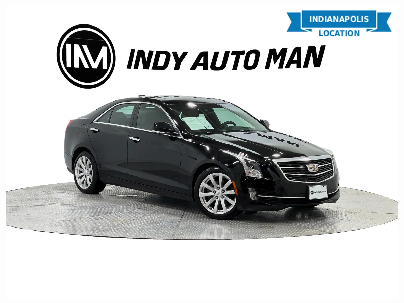 Black 2017 Cadillac ATS 3.6L Premium Luxury for sale in Indianapolis, IN