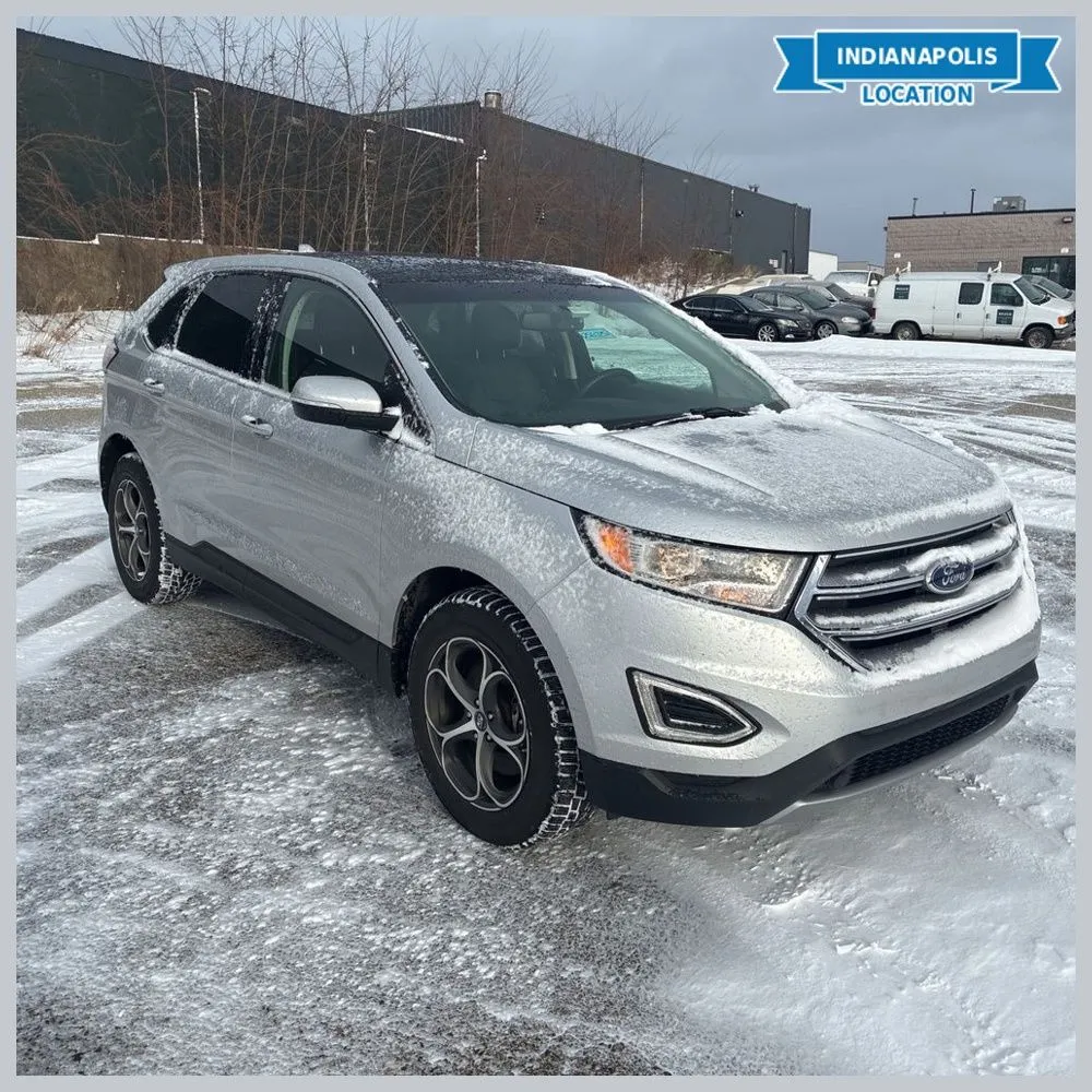 Silver 2018 Ford Edge Titanium for sale in Indianapolis, IN