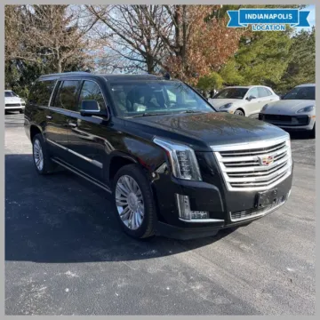 Black 2015 Cadillac Escalade ESV Platinum Edition for sale in Indianapolis, IN