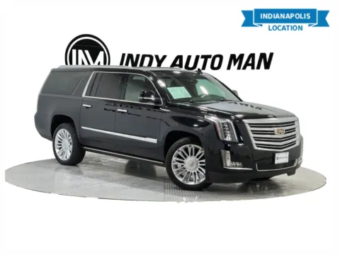 Black 2015 Cadillac Escalade ESV Platinum Edition for sale in Indianapolis, IN