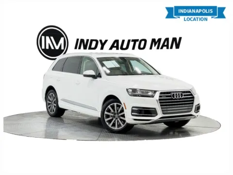 White 2019 Audi Q7 55 Premium Plus quattro for sale in Indianapolis, IN