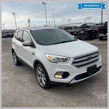 White 2019 Ford Escape Titanium for sale in Indianapolis, IN