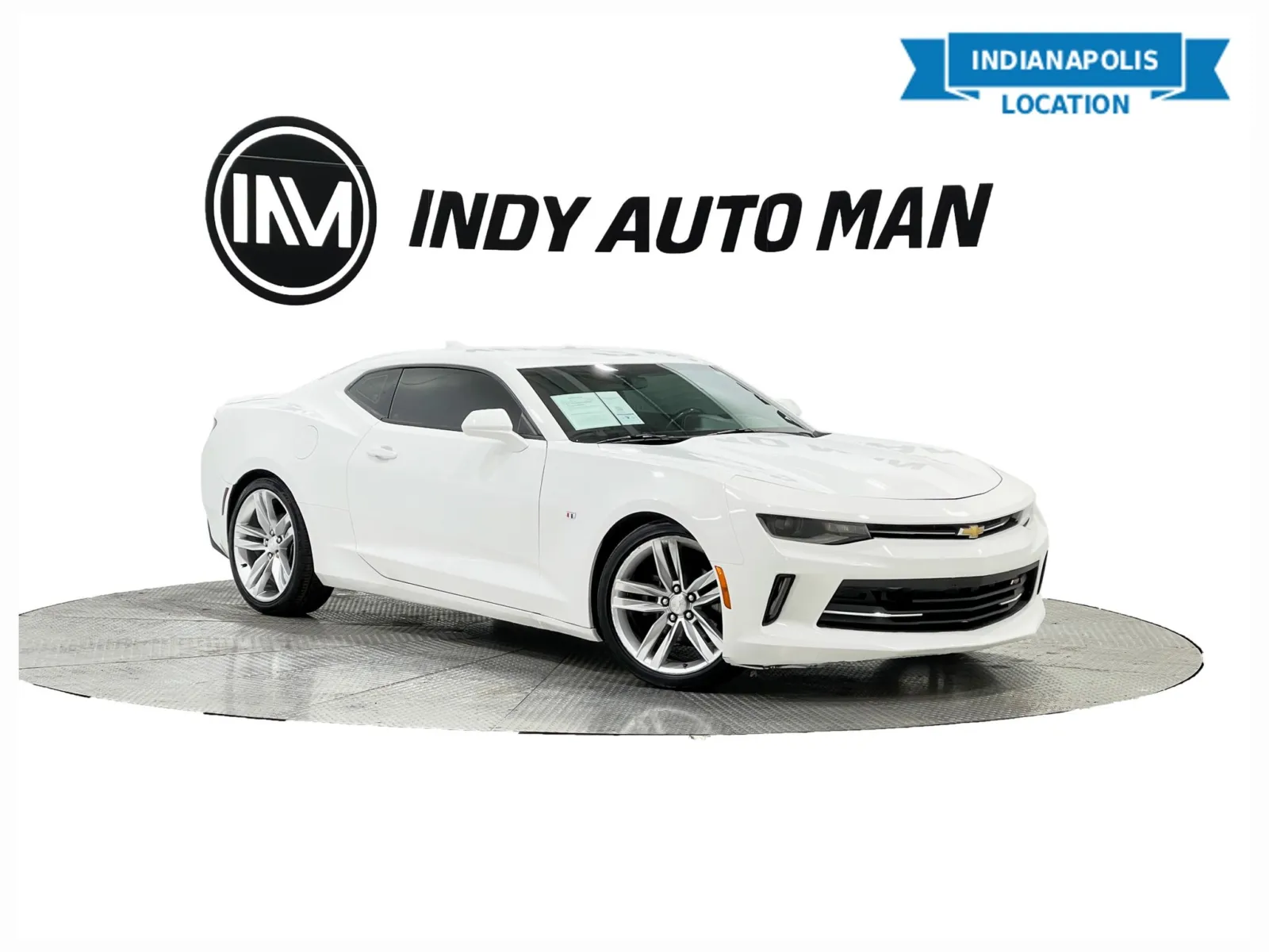 White 2018 Chevrolet Camaro 1LT for sale in Indianapolis, IN