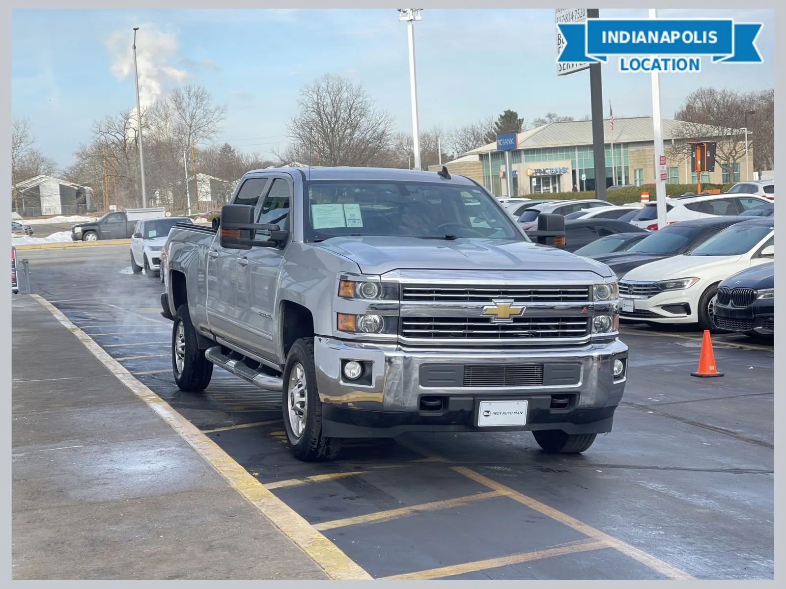 Silver 2016 Chevrolet Silverado 2500HD LT for sale in Indianapolis, IN