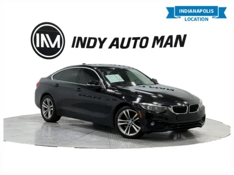 Black 2018 BMW 4 Series 430i Gran Coupe for sale in Indianapolis, IN
