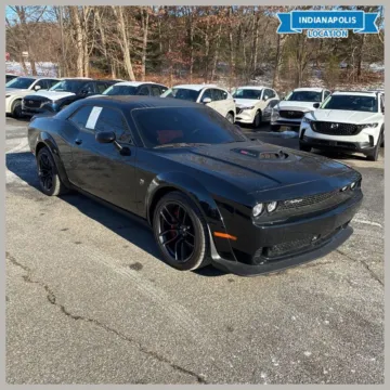Black 2022 Dodge Challenger R/T Scat Pack Widebody for sale in Indianapolis, IN