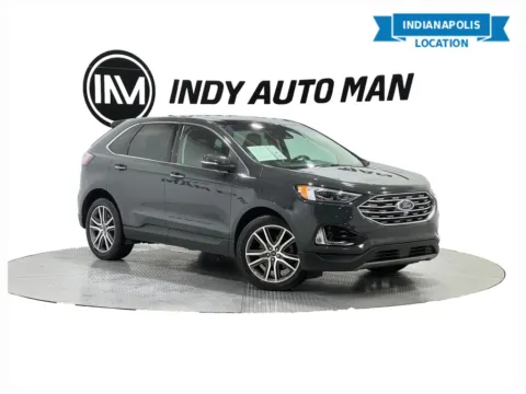 Gray 2021 Ford Edge Titanium for sale in Indianapolis, IN