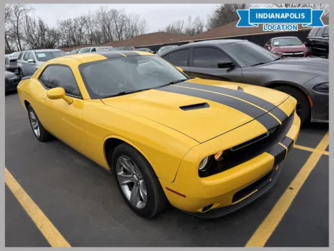 Yellow 2017 Dodge Challenger SXT for sale in Indianapolis, IN
