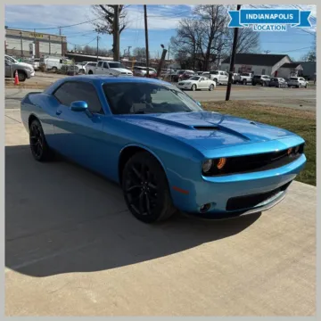 Blue 2019 Dodge Challenger SXT for sale in Indianapolis, IN