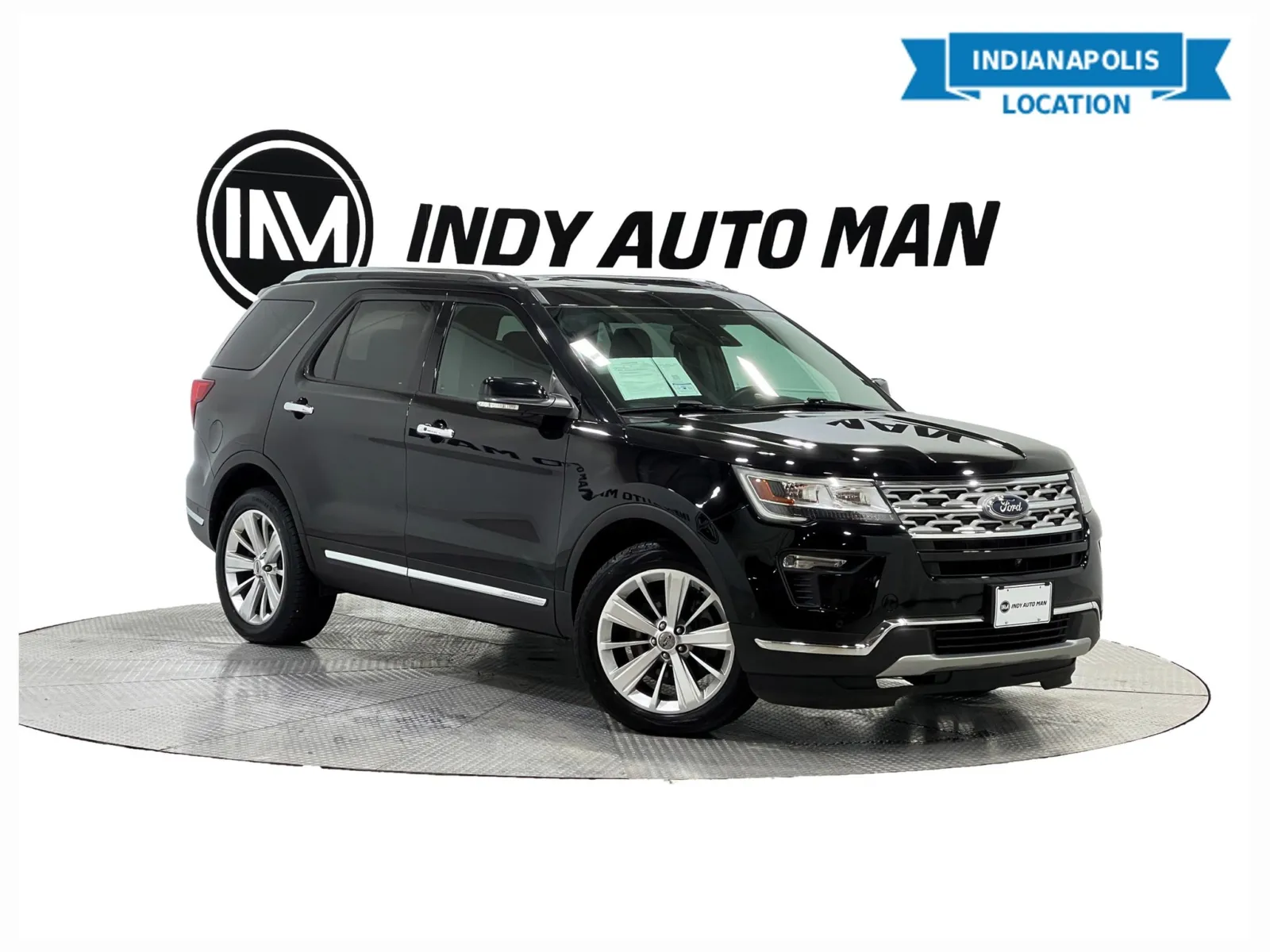 Black 2018 Ford Explorer Limited for sale in Indianapolis, IN