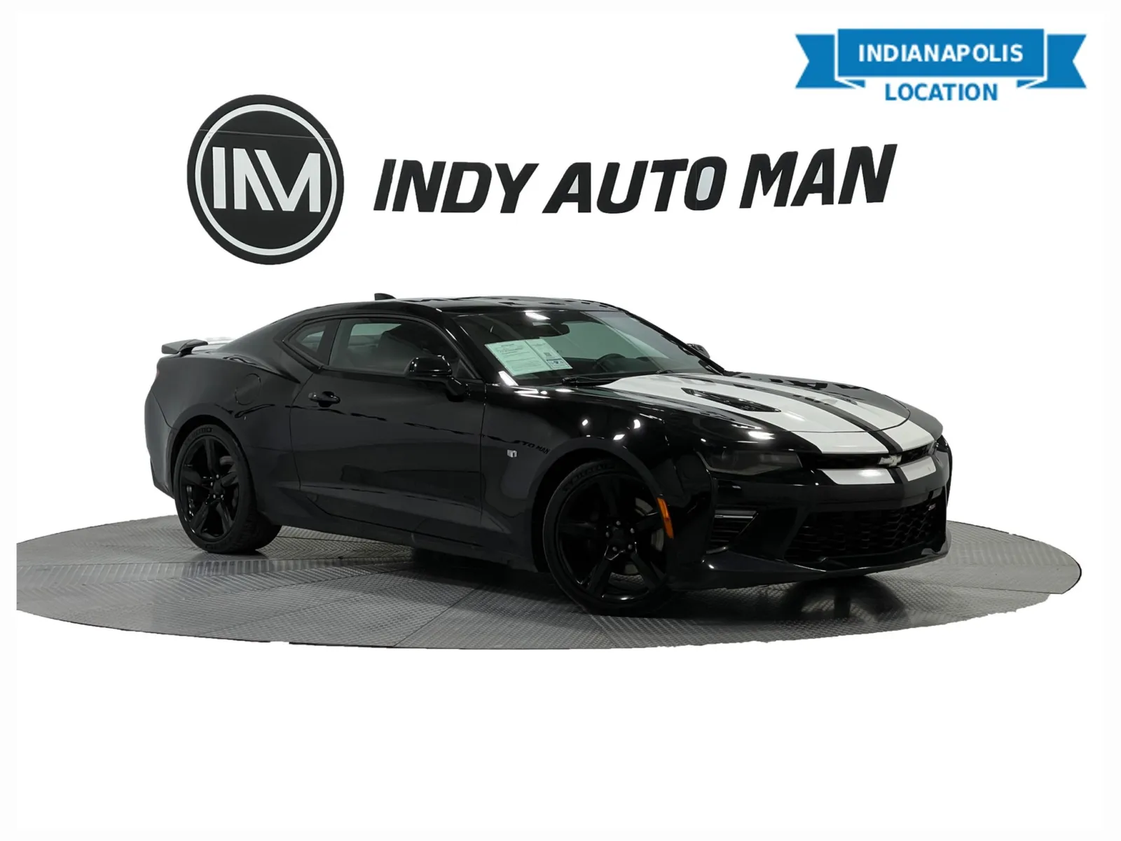 Black 2017 Chevrolet Camaro SS 2SS for sale in Indianapolis, IN