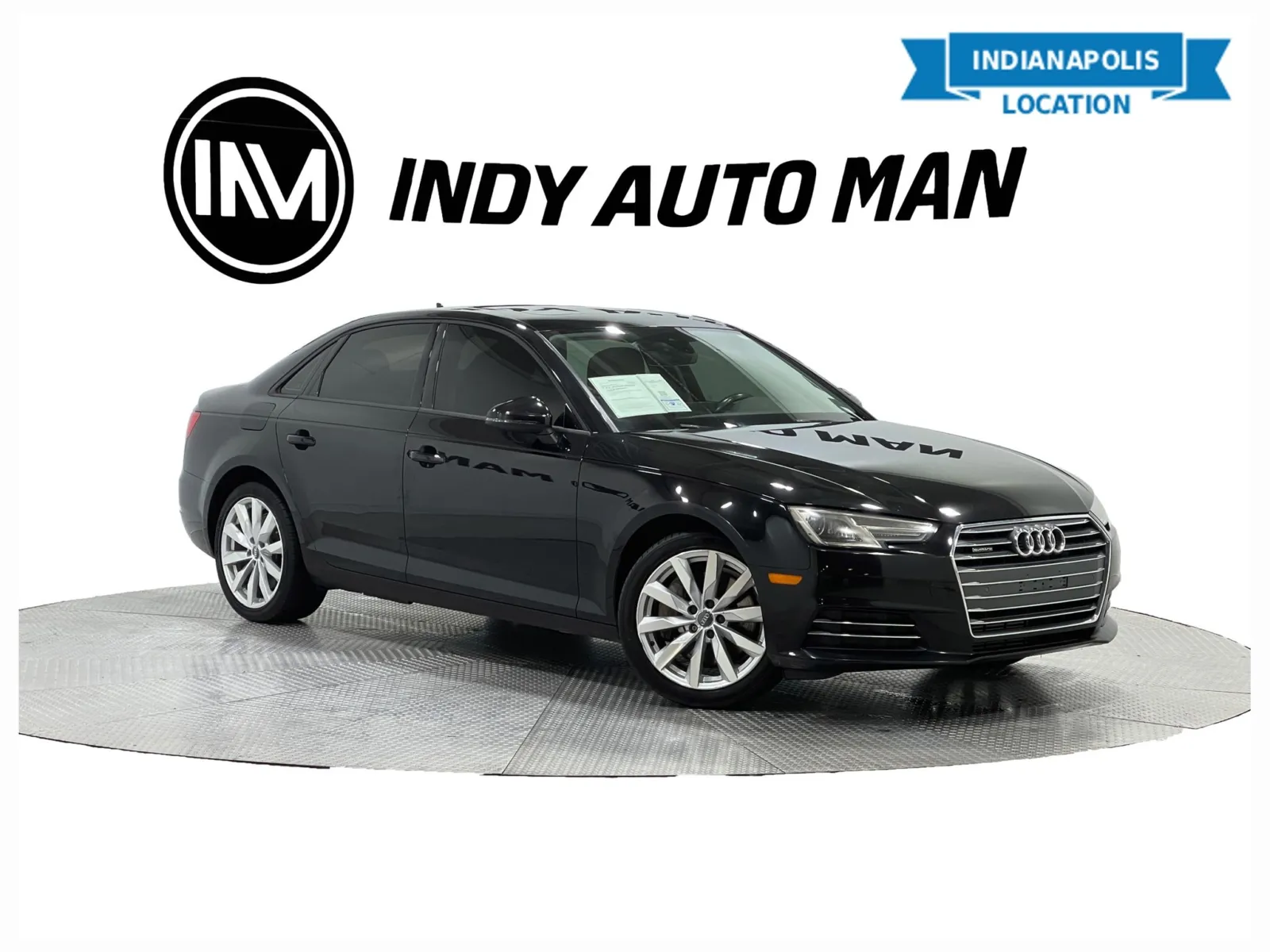 Black 2017 Audi A4 2.0T Premium quattro for sale in Indianapolis, IN