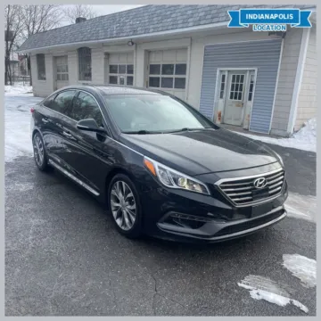 Black 2015 Hyundai Sonata Limited for sale in Indianapolis, IN