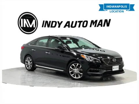 Black 2015 Hyundai Sonata Limited for sale in Indianapolis, IN