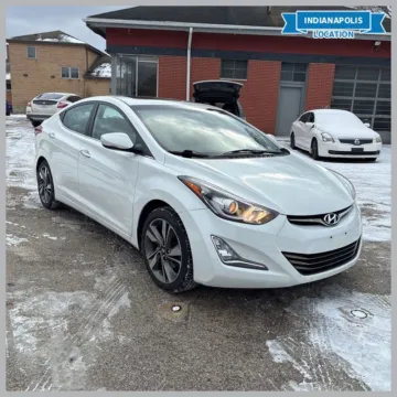 White 2014 Hyundai Elantra Limited for sale in Indianapolis, IN