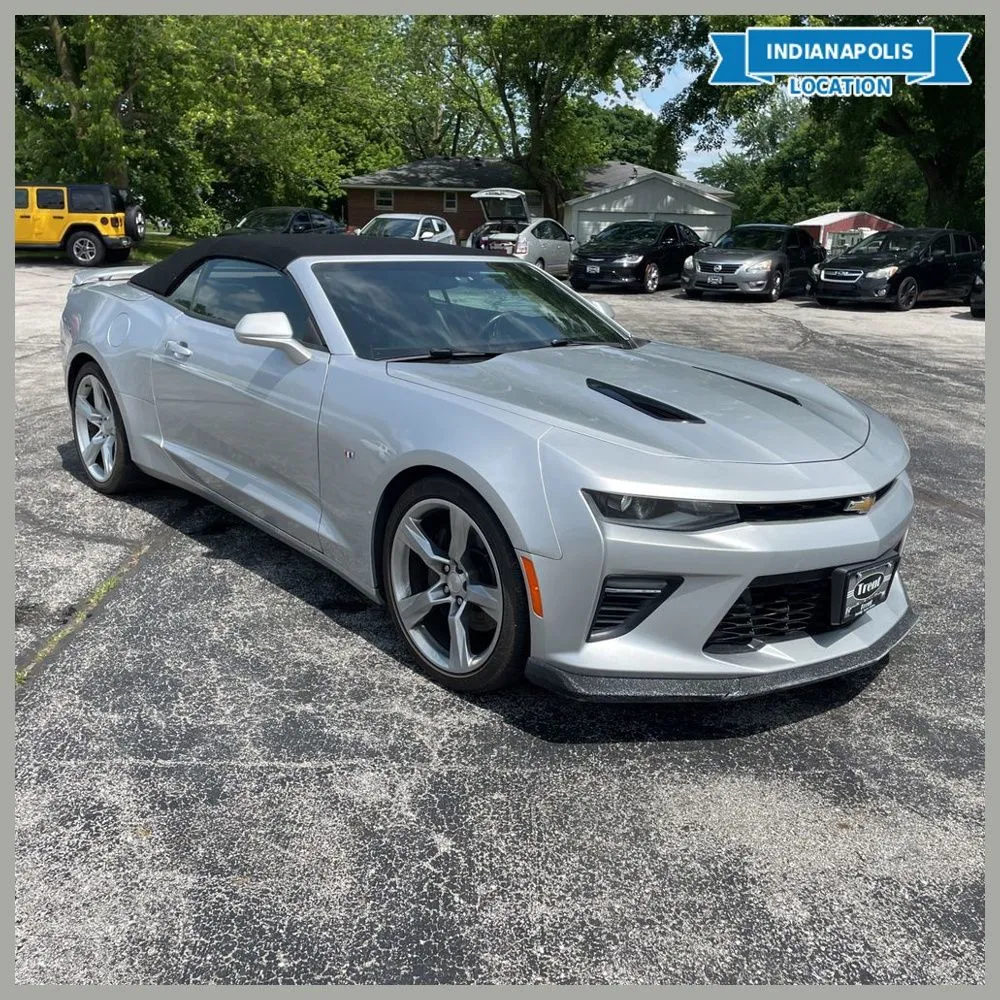 Silver 2017 Chevrolet Camaro SS 2SS for sale in Indianapolis, IN